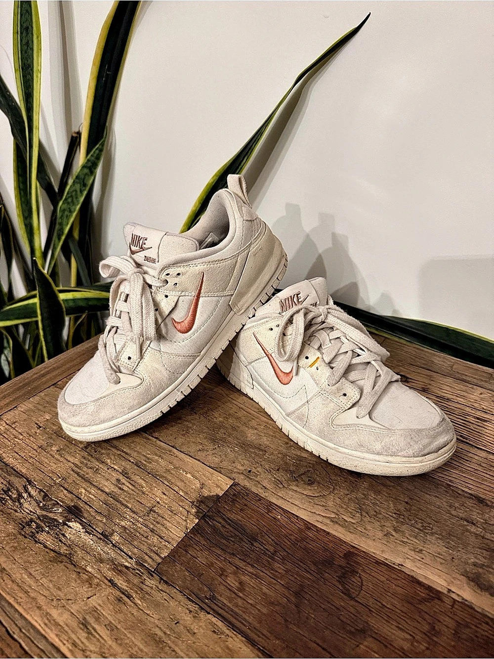 Nike Dunk Low Disrupt 2 Pale Ivory Pink Women’s Sneakers DH4402-100_Size 10